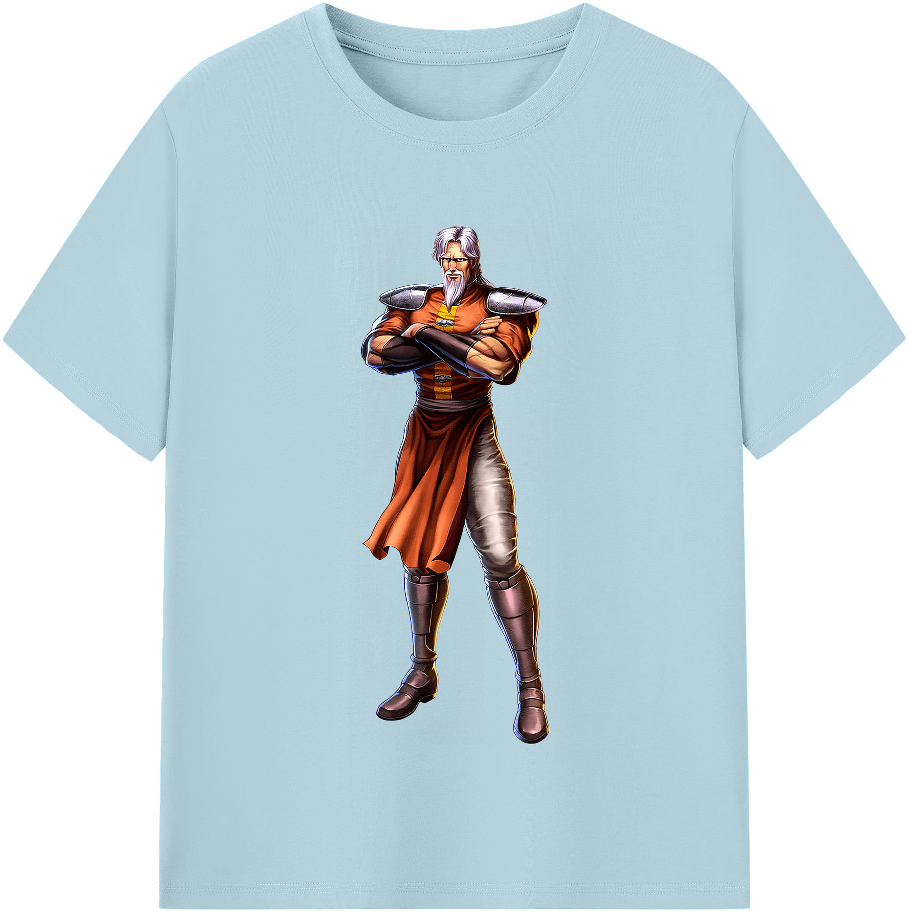 （画像用） 北斗の拳 Fist of the North Star 綿100％半袖Tシャツ（フロントプリント）